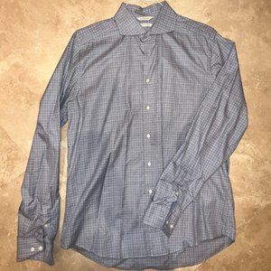 Suitsupply Egyptian Cotton Grey Check Shirt